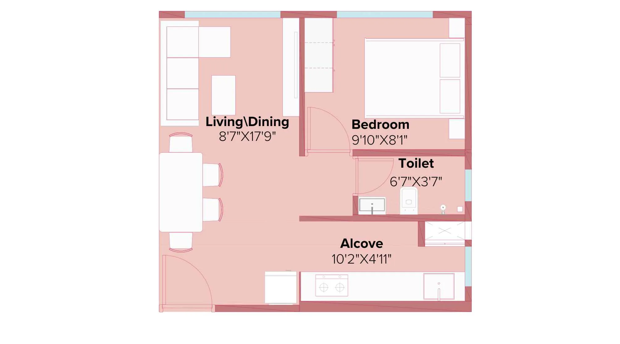 Studio floor plan